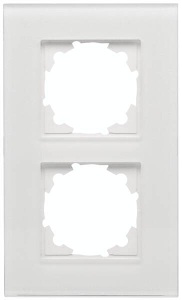 Kopp Kopp 405402001 Glas-Rahmen 2-fach HK07 reinweiß