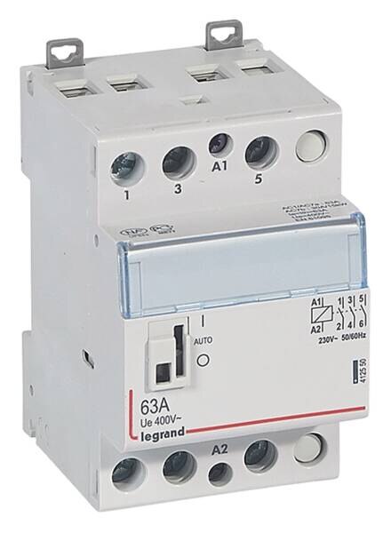 Legrand Legrand 412550 CX3 Schütz 230V 63A 3S mit Handschalter