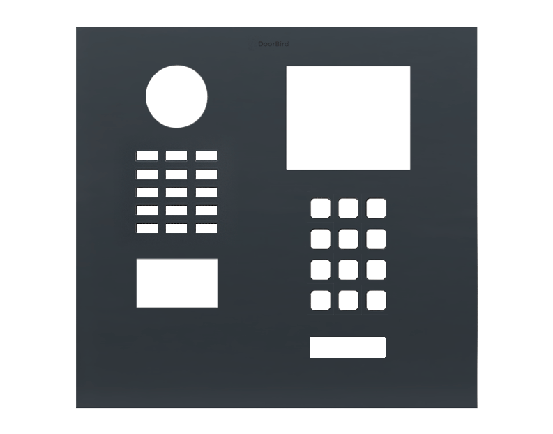 Doorbird DoorBird D2101IKH Frontblende – RAL 7016