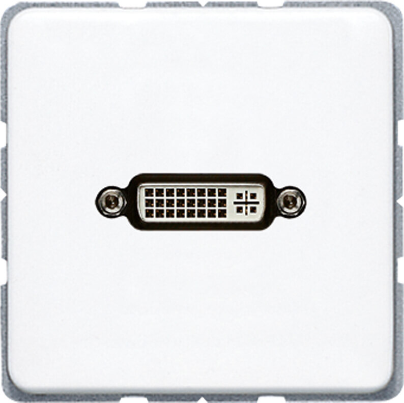 Jung Jung Multimediadose DVI alpinweiß MA CD 1193 WW