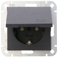 Kopp 940115001 HK07 Schutzkontakt Steckdose mit erhöhtem Berührungss u