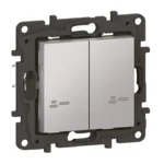 Legrand 863732 Niloe Step with Netatmo Serienschalter 2x250W pro Kanal Al