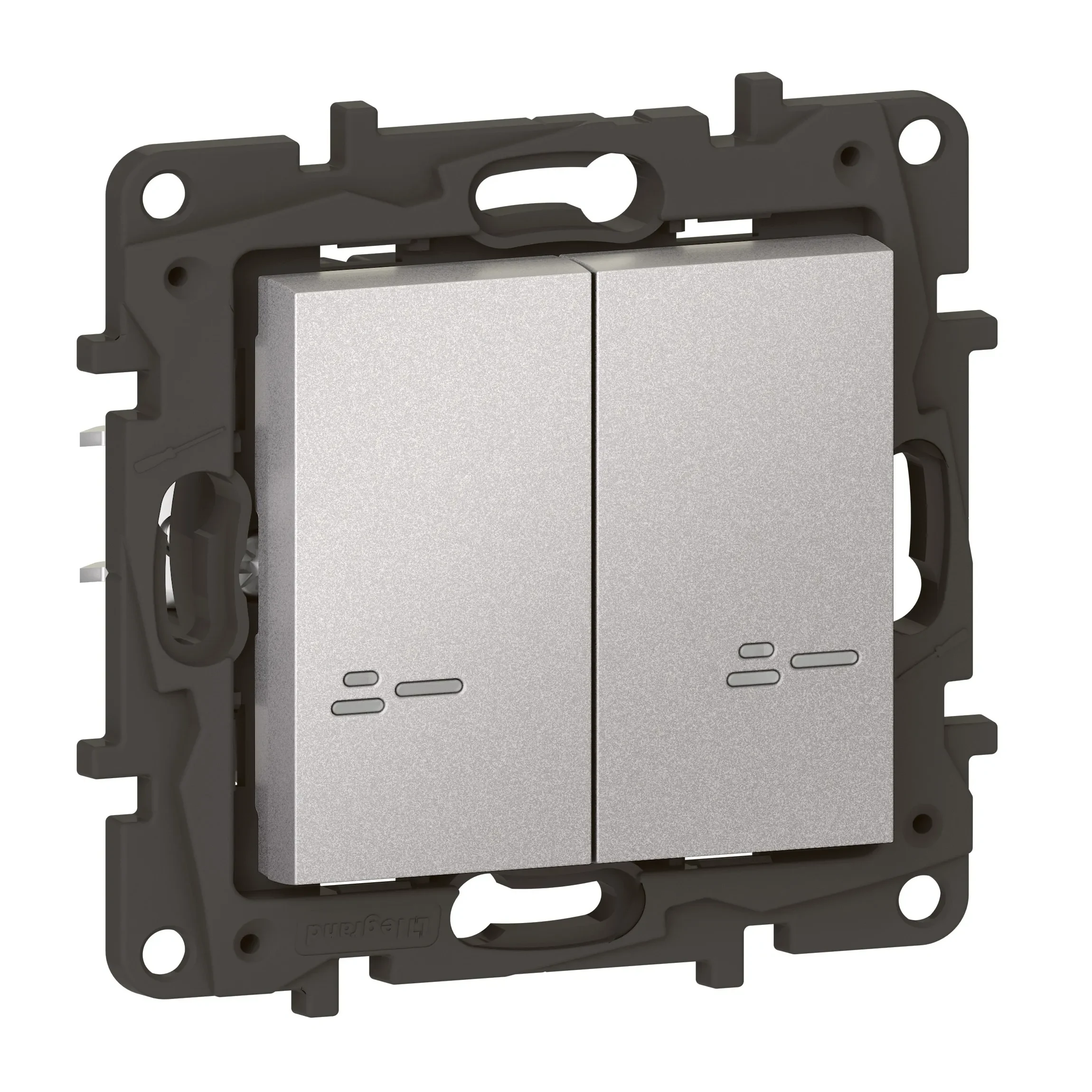 Legrand Legrand 863732 Niloe Step with Netatmo Serienschalter 2x250W pro Kanal Al