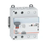 Legrand 411956 DX3 Fi-Schalter 40A 2-polig 30mA Typ B 230VAC N-links 4TE