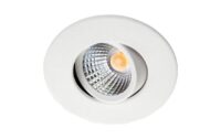 SG LEUCHTEN LED-Einbaustrahler 4W Konverter 907016 1LED weiß 2700K weiß 240lm weiß matt Aluminium