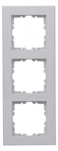 Kopp 407034004 HK07 PURE-Abdeckrahmen 3-fach Farbe:grau matt