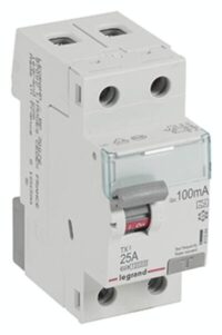 Legrand 411564 TX3 Fi-Schalter 25A 2-polig 100mA Typ A 230VAC 2TE