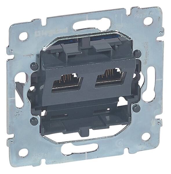 Legrand Legrand 775768 Einsatz RJ45 STP 2-Fach Kategorie6 LCS2