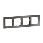 Legrand 765494 SEANO+4-fach Rahmen mit Echtmaterialoberfläche Farbausführung