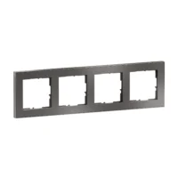 Legrand 765494 SEANO+4-fach Rahmen mit Echtmaterialoberfläche Farbausführung