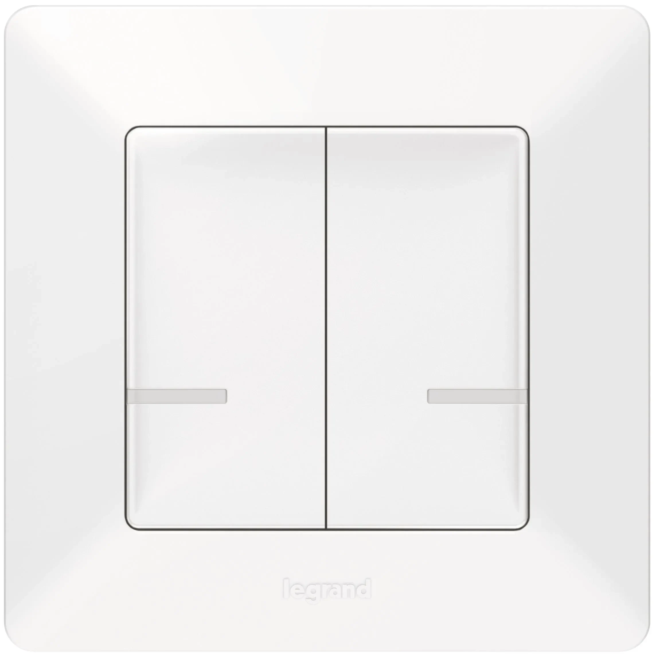 Legrand Legrand 752187 Funk Wandsender Licht 2-fach von Valena Life with Netatmo ultraweiß