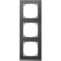 Merten Decor-Rahmen 3-fach Schiefer/aluminium MEG4030-3669