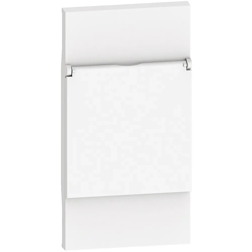 Legrand BTicino KW04P LivingNow Abdeckung mit Klappdeckel für Schuko Steckdose White