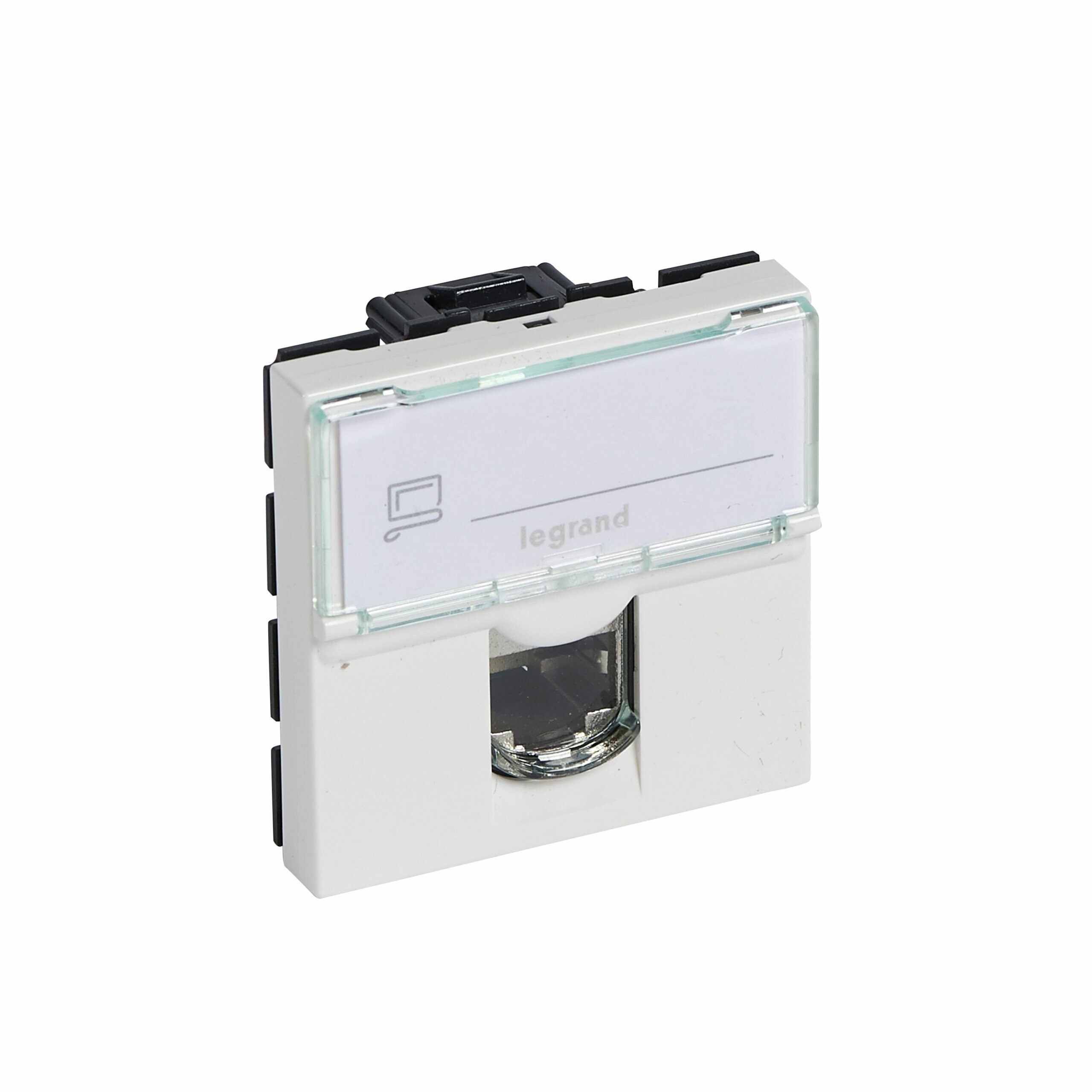 Legrand Legrand 076566 Datendose 1xRJ45 Kategorie6A STP 2-modulig ultraweiß