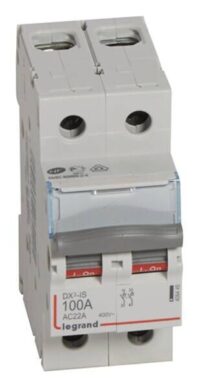 Legrand 406449 DX3 Lasttrennschalter 2-polig 100A 400VAC Kategorie AC-22A