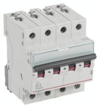 Legrand 404153 TX3 LS-Schalter B 13A 4-polig 10kA 400VAC 4TE