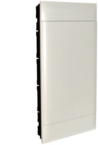 Legrand 135164 UP-Hohlwandverteiler mit Kunststofftür weiß 4x12M Praktibox S
