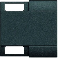 BTicino L4911M2TN LivingLight Wippe 2M f.2Symbole oben und unten Anthrazit