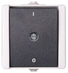 Kopp 540256000 Universalschalter AP-FR 2-polig10AX 250V Aquatop hg/dg