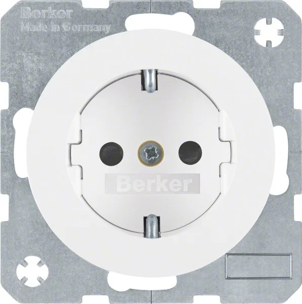 Berker Berker SCHUKO-Steckdose pows/gl 41232089