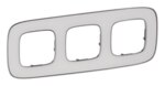 Legrand 754423 Rahmen 3-fach Valena Allure Weiß Mirror Kunststoff Glasoptik