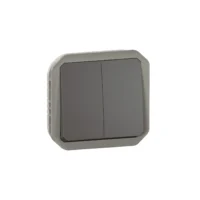 Legrand 069805L Plexo New Einsatz Doppelwechselsch 10AX/Taster 10A SL IK08