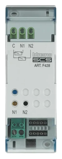 BTicino F428 Reiheneinbaugerät Tasterschnittstelle 2-fach für externen Geräte