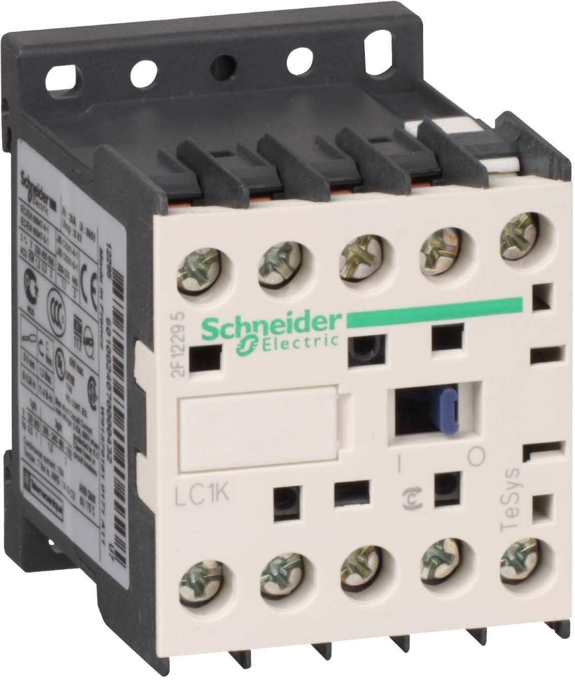 Schneider Schneider LC1K0610FE7 Leistungsschütz 3-polig 1S 2,2kW 400V AC3 6A 115V 50/60Hz