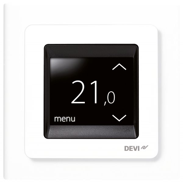 DEVI Uhrenthermostat digi 230V 16A polws Tag/Woche DEVIreg Touch