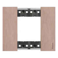 BTicino KA4802ZM LivingNow Abdeckrahmen 2-modulig in der Farbausführung Kupfer