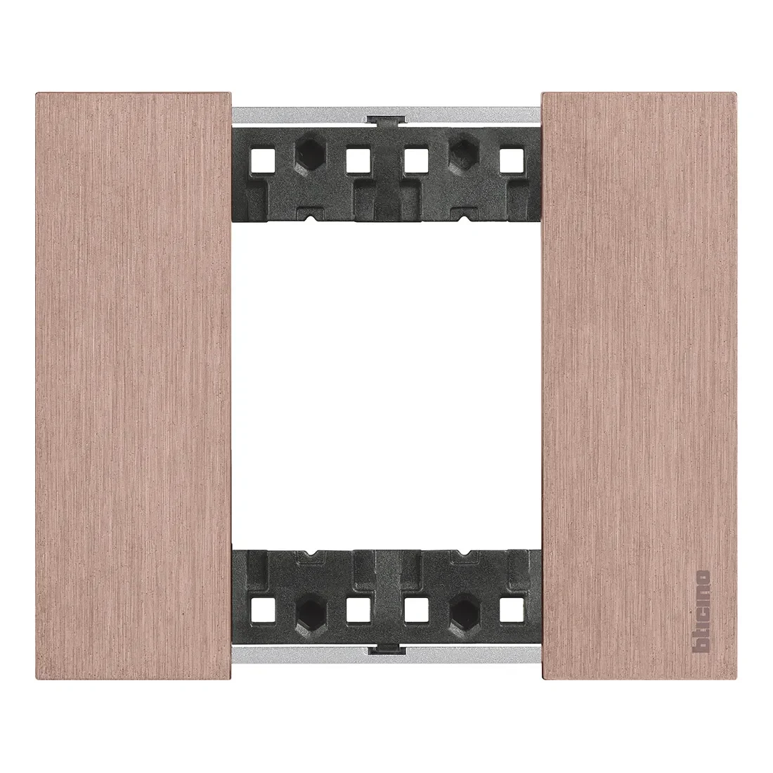 Legrand BTicino KA4802ZM LivingNow Abdeckrahmen 2-modulig in der Farbausführung Kupfer