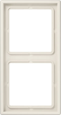 Jung Rahmen 2-fach weiß waage/senkrecht LS 982 W