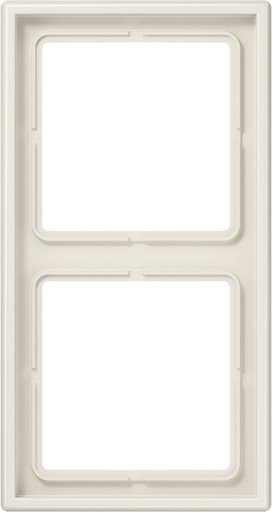 Jung Jung Rahmen 2-fach weiß waage/senkrecht LS 982 W
