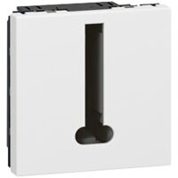 Legrand 078738 Telefondose (8) 2-modulig Mosaic weiß