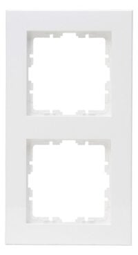 Kopp 406929008 HK07 PURE Abdeckrahmen 2-fach reinweiß