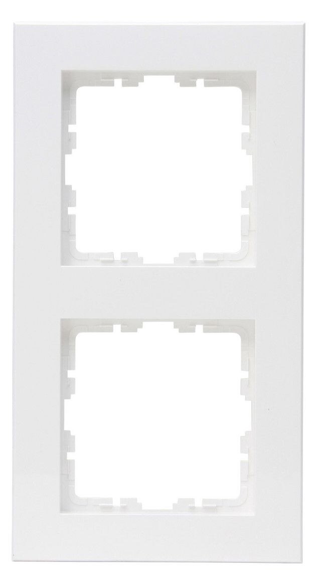 Kopp Kopp 406929008 HK07 PURE Abdeckrahmen 2-fach reinweiß
