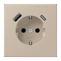 Jung LC1520-15CA243 SCHUKO-Steckdose mit USB Typ AC LC32142