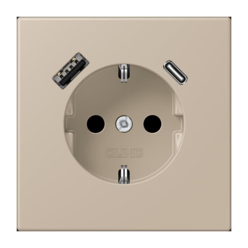 Jung Jung LC1520-15CA243 SCHUKO-Steckdose mit USB Typ AC LC32142