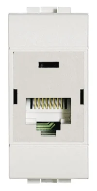 BTicino N4262C6 LivingLight Datendose RJ45 ungeschirmt Kategorie6 UTP Weiß