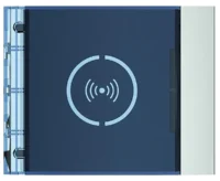 BTicino 353201 Frontblende Kartenlese- modul Allmetal
