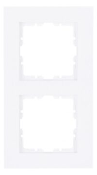 Kopp 406913005 HK07 PURE-Abdeckrahmen 2-fach Farbe:arktisweiß