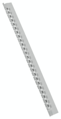 Legrand 037783 Kennzeichnungssystem Memocab Ziffer:3 schwarz auf weiß