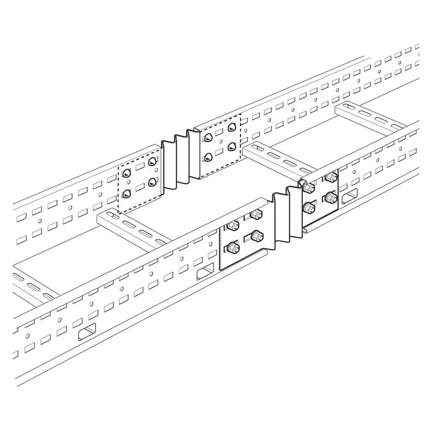 Legrand Van Geel PEGZ Verbinder flexibel H125 2 Stück tauchfeuerverzinkt