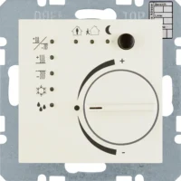 Berker RT-Regler weiß/gl mit Schnittstelle 75441152