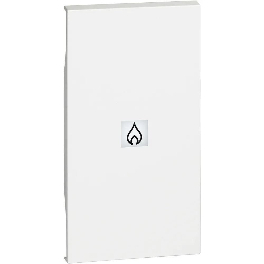 Legrand BTicino KW01M2PN LivingNow 2M Tasten- abdeckung mit Symbol Heizung White