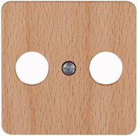Kopp 358630001 Abdeckungfür TV/RF HK02 eiche