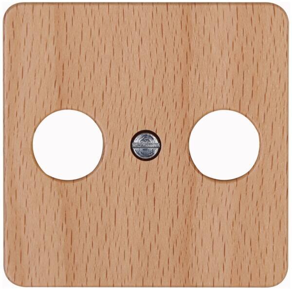 Kopp Kopp 358630001 Abdeckungfür TV/RF HK02 eiche