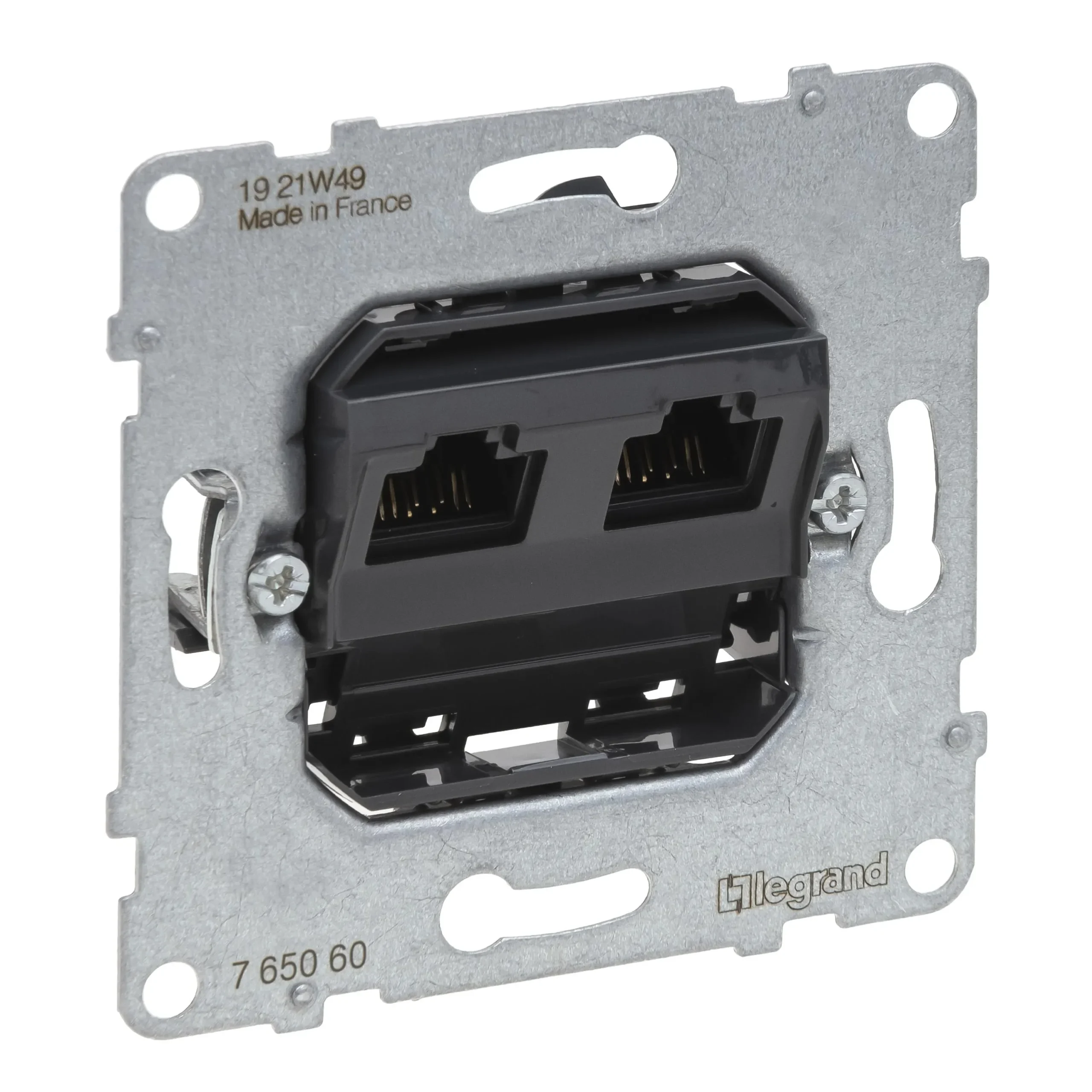 Legrand Legrand 765060 SEANO Einsatz Datendose 2xRJ45 Kategorie5e UTP ungeschirmt