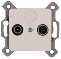 Kopp 110201076 Antennenstd.2-fach EUR creme-weiß