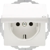 Berker SCHUKO-Steckdose mit Klappdeckel 47466089